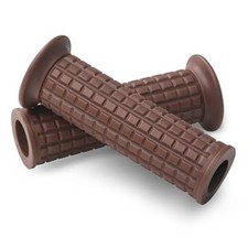 25mm 1" Universal Vintage Motorcycle Hand Grips ,Open End Anti Slip TPU
