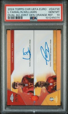 2024 #DAYW LAMINE YAMAL/NICO WILLIAMS 23/25 PSA 10