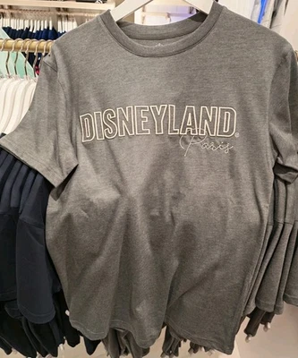 T-SHIRT DISNEYLAND PARIS LOGO GRIS XL - Photo 1/2