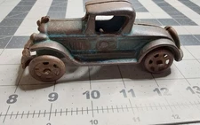 A C Williams Cast Iron 2 Door Sedan w Rear Spare Wheel