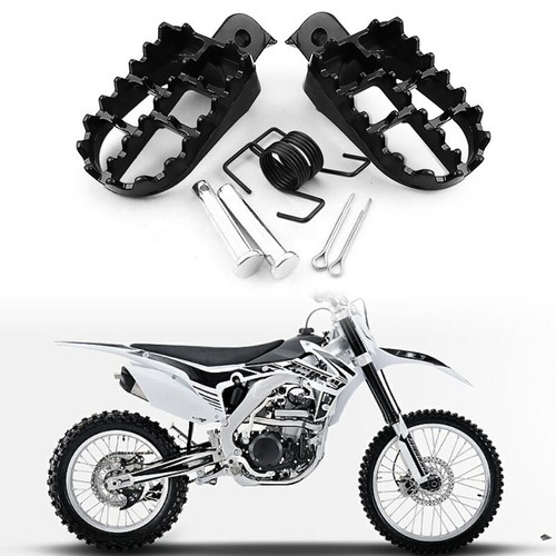 Repose-pieds Larges (foot Pegs) En Aluminium Pour Suzuki RMZ 250/450 2010-2015 - Neuf