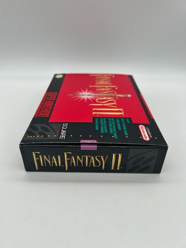 FINAL FANTASY II 2 Super Nintendo SNES CIB Complete Box Manual Authentic Tested - Picture 7 of 17