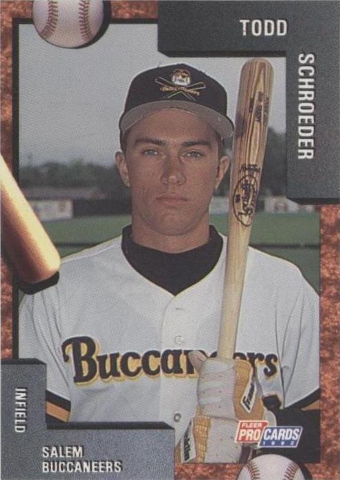 1992 Fleer ProCards Minor League - Todd Schroeder #72 - 1 of 1