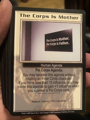 THE CORPS IS MOTHER 1999 SEVERED DREAMS BABYLON 5 CCG SAMMLERKARTE NEAR MINT