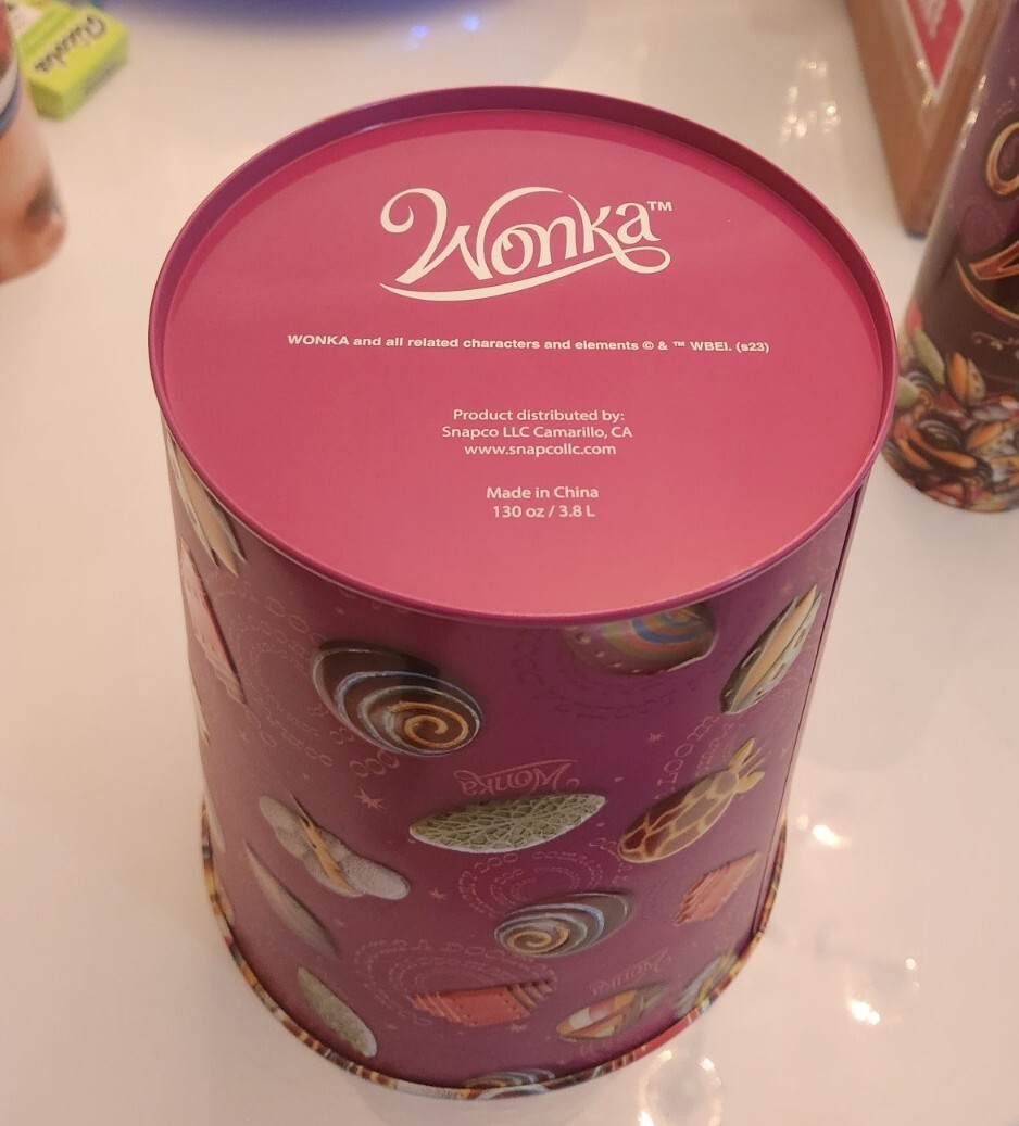 Cinemark Cinemas Exclusive Wonka Popcorn Tin Bucket, Cup & Blanket/Throw Set eBay