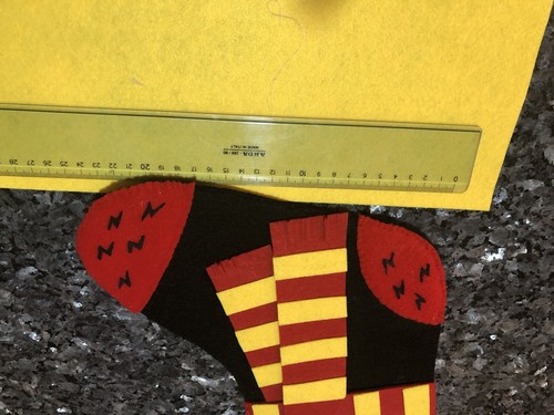 Calza Calze Befana Harry Potter Hermione Granger Ron Weasly Grifondoro - Foto 10 di 11