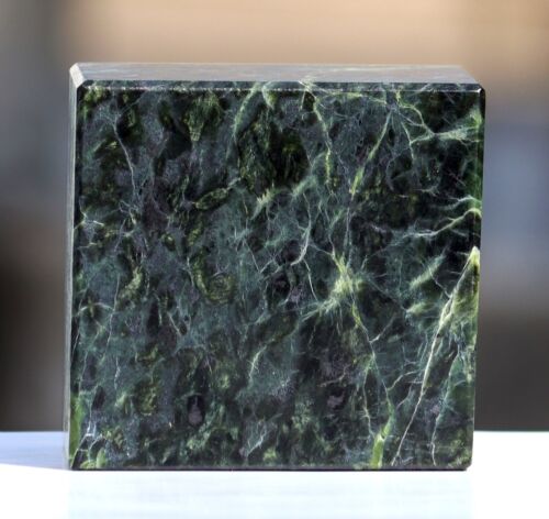 90 mm Grün Speckstein Kristall Würfel Energie Fülle Heilung Chakra Edelstein Würfel - Bild 4 von 10