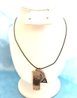 Naruto Anime Unisex 2 Pendants Choker Necklace 16" Black Wire Cosplay
