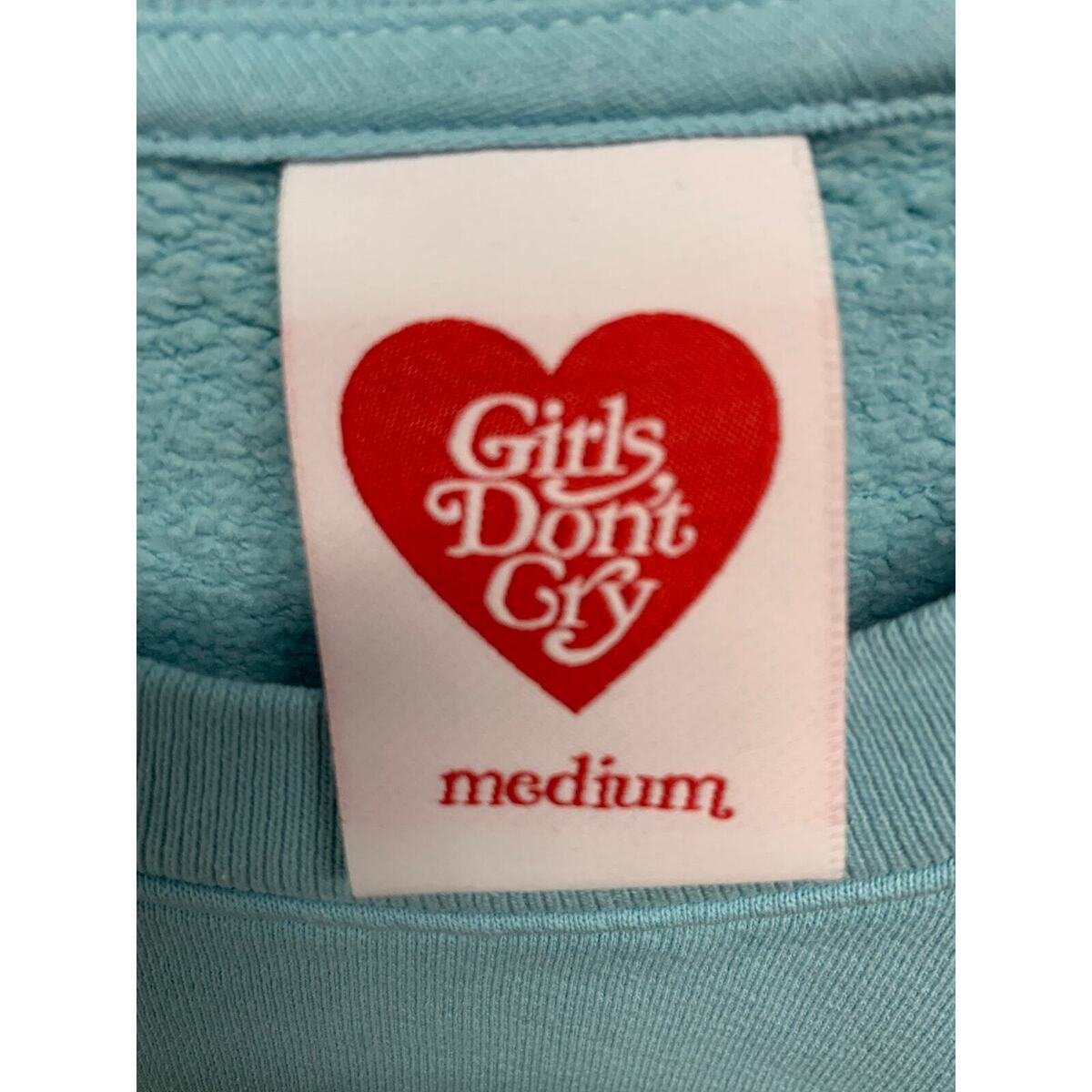 Girls Don't Cry Angel Logo Crewneck Blue Teal Size Medium Girls Don't Cry Angel Logo Crewneck Blue Teal Size Medium