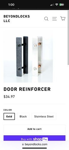 Steel Beyondlocks Tough House Door Reinforcer - Picture 5 of 6