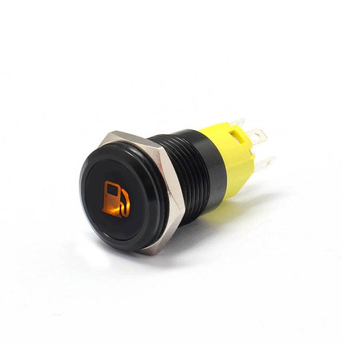 19mm Push Button Switch 5A 12V 24V Horn Fog Hazard Start P Light LED Boat Car - Picture 21 of 30