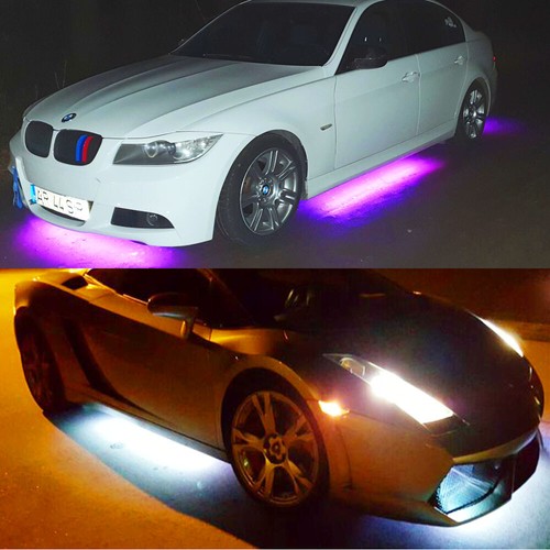 For BMW 1-7 X I M Series APP Control RGB Color LED Underbody Chassis Light 4Pcs - Picture 6 of 9