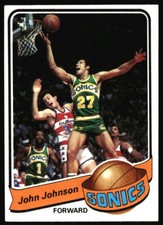 1979-80 Topps John Johnson #104 Seattle SuperSonics