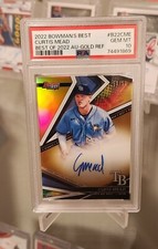 2022 Bowman’s Best Curtis Mead Auto  Gold 50/50 PSA10 POP 1