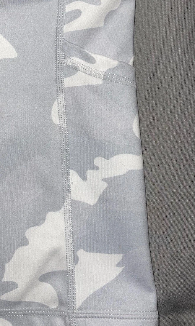 yogalicious lux biker camouflage activewear stretch shorts