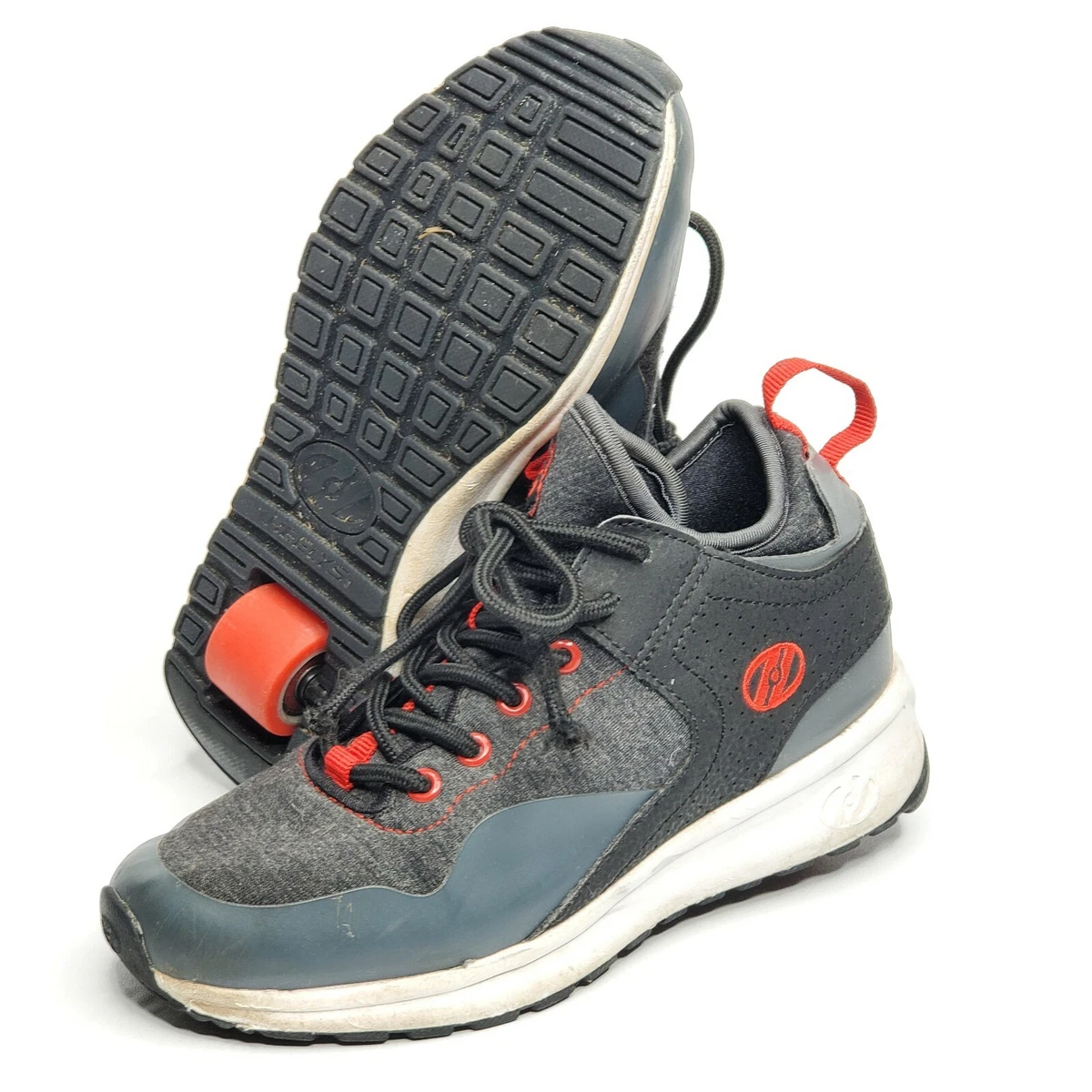 Heelys Piper Gray Black and Red Youth s Size 3