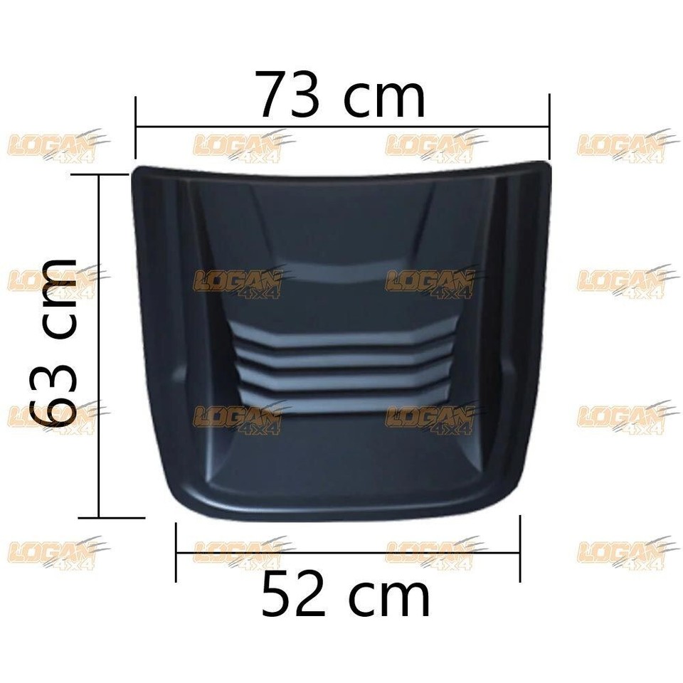 Coperchio Presa Aria Cofano Auto - Decorazione Universale In ABS Nero Lucido - Foto 3