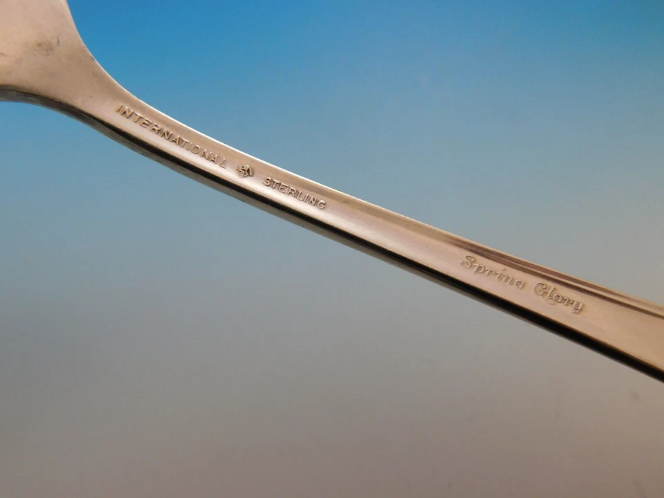 Spring Glory by International Sterling Silver Regular Size Place Setting(s) 4pc - Image 4 of 4