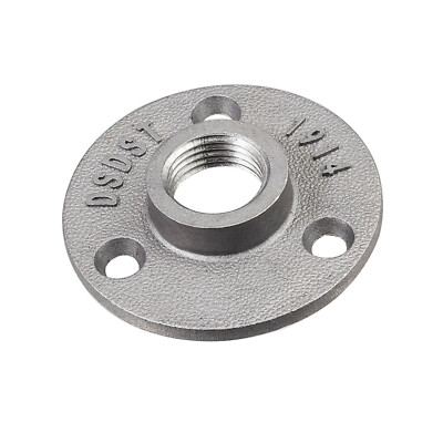Aluminiumlegierung Flansch 1/2'', 3/4'' oder 1'' Boden/Wandmontage Rohrverschraubungen für DIY 
