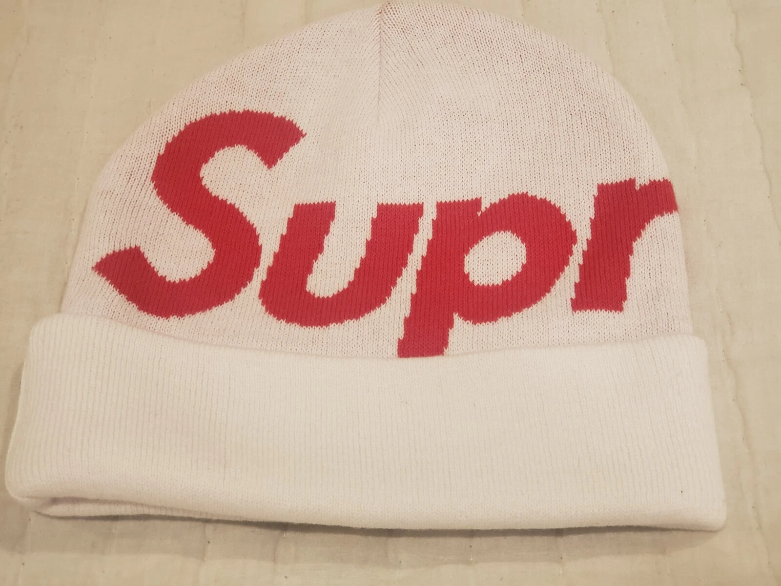 Supreme Big Box Logo Beanie White FW20 Order Confirmed