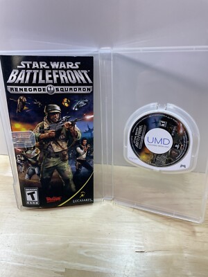 Star Wars Battlefront Renegade Squadron Sony PSP - Complete CIB Console Version