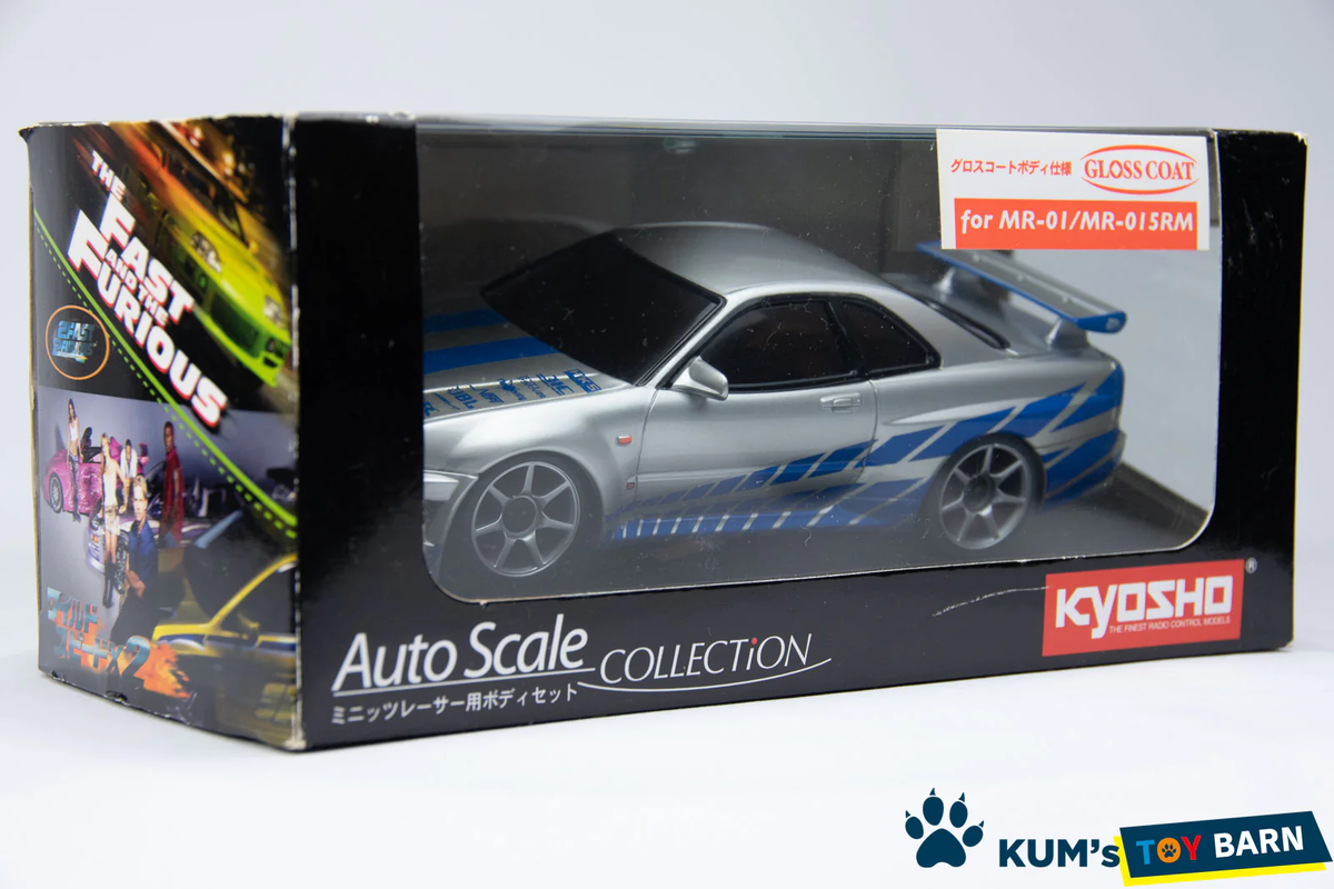 Kyosho Mini-z Body ASC NISSAN SKYLINE GT-R V-spec2 R34 Kyosho Mini-z Body ASC NISSAN SKYLINE GT-R V-spec2 R34