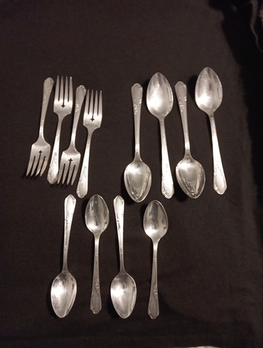 Oneida Ltd 12 Stück Wm A Rogers A1 Plus Meadowbrook Silverplate