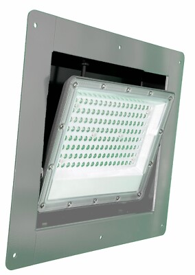 #ad Cargo Race Trailer Toy Hauler Exterior Flush LED Flood Light 110 VAC Thin Gray $126.00