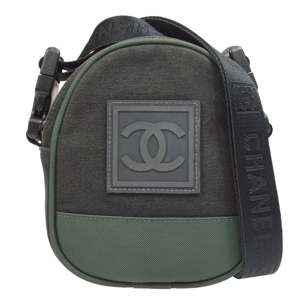CHANEL Sports Duffle Bag Nylon cotton Black eBay #4 CHANEL Sports Duffle Bag Nylon cotton Black eBay
