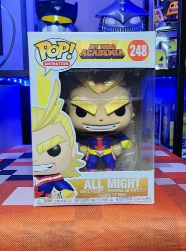 Funko Toys Pop! Anime My Hero Academia All Might Vinyl Figure #248 W/ protector