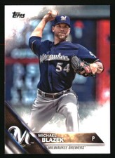 Michael Blazek 2016 Topps #380 BASEBALL Card