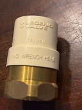 BRASS 3/4" Female NPT x 3/4" CPVC Adapter, Lead Free, 3/4" CPVC Female Adapter