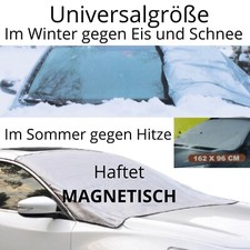 Scheibenabdeckung XXL Scheibenschutz Auto PKW Schnee Frontscheibe Frostschutz