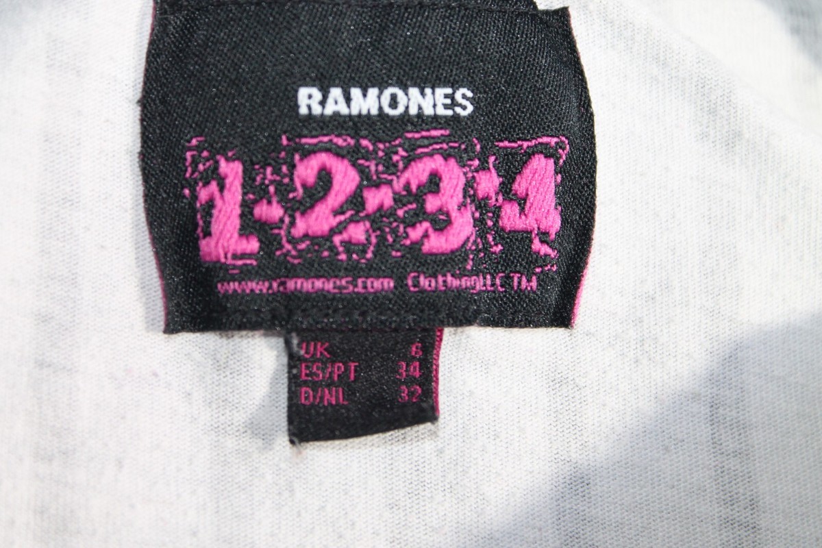 Ramones T-Shirt Punk Rock Band Shirt Women's Striped Tee