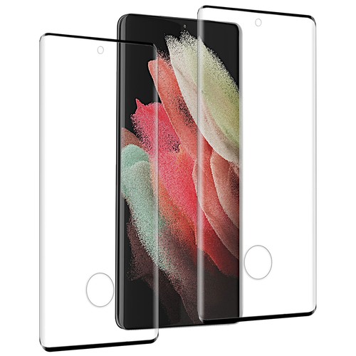 4Pack For Galaxy S21+ S21 Plus S21 FE S21 Ultra Tempered Glass Screen Protector - Picture 3 of 16