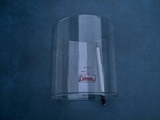 VINTAGE COLEMAN LANTERN RED LETTER GLASS GLOBE ONLY PYREX ORIGINAL