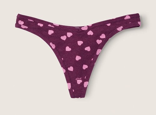 NEW Victoria Secret PINK Ribbed Cotton Thong - You Pick Panty - XL - Picture 93 of 100