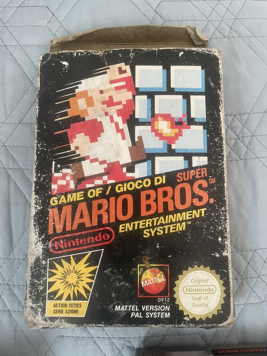 Super Mario Bros Nintendo Entertainment System NES 1985 with