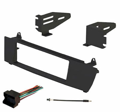 2004-2010 BMW X3 Single DIN Radio Install Dash Kit Wire Harness Antenna