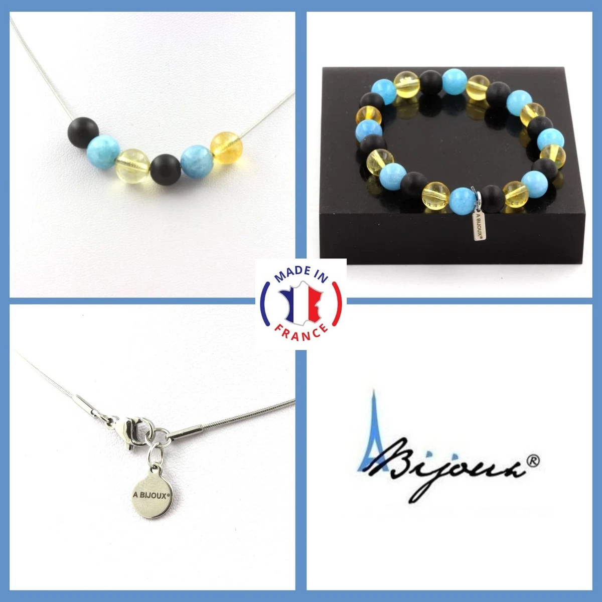 Philip Jones Braccialetto elastico con lettera O creato con
