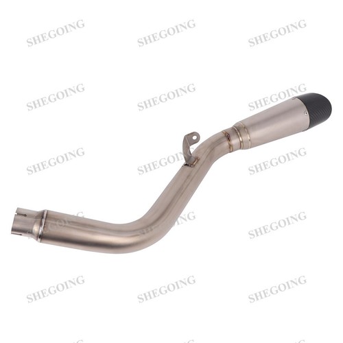 For Triumph Street Triple 765 S/R/RS 17-22 Slip On Pipe Escape Exhaust Titanium - Foto 5 di 5