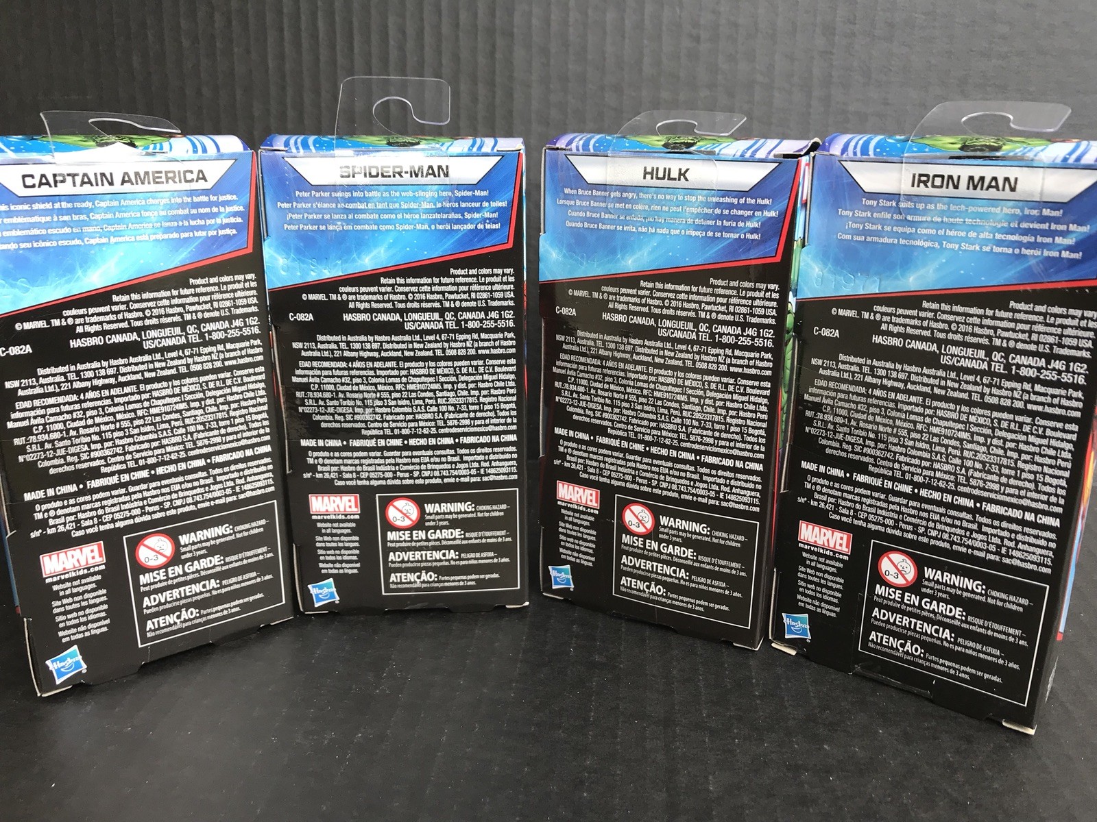 Marvel Avengers 6” Figure Set Hasbro Iron Man, & Hulk, Capt. America, & Man, SpiderMan d20849 Marvel Avengers 6” Figure Set Hasbro Iron Man, & Hulk, Capt. America, & Man, SpiderMan d20849