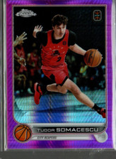 2022-23 Topps Chrome Overtime Pink Prism Refractors #98 Tudor Somacescu /150