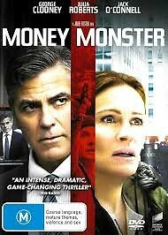 MONEY MONSTER George Clooney, Julia Roberts, Jack O'Connell DVD NEW
