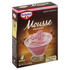 Dr. Oetker Supreme Strawberry Mousse 2.4 oz (Pack of 12)
