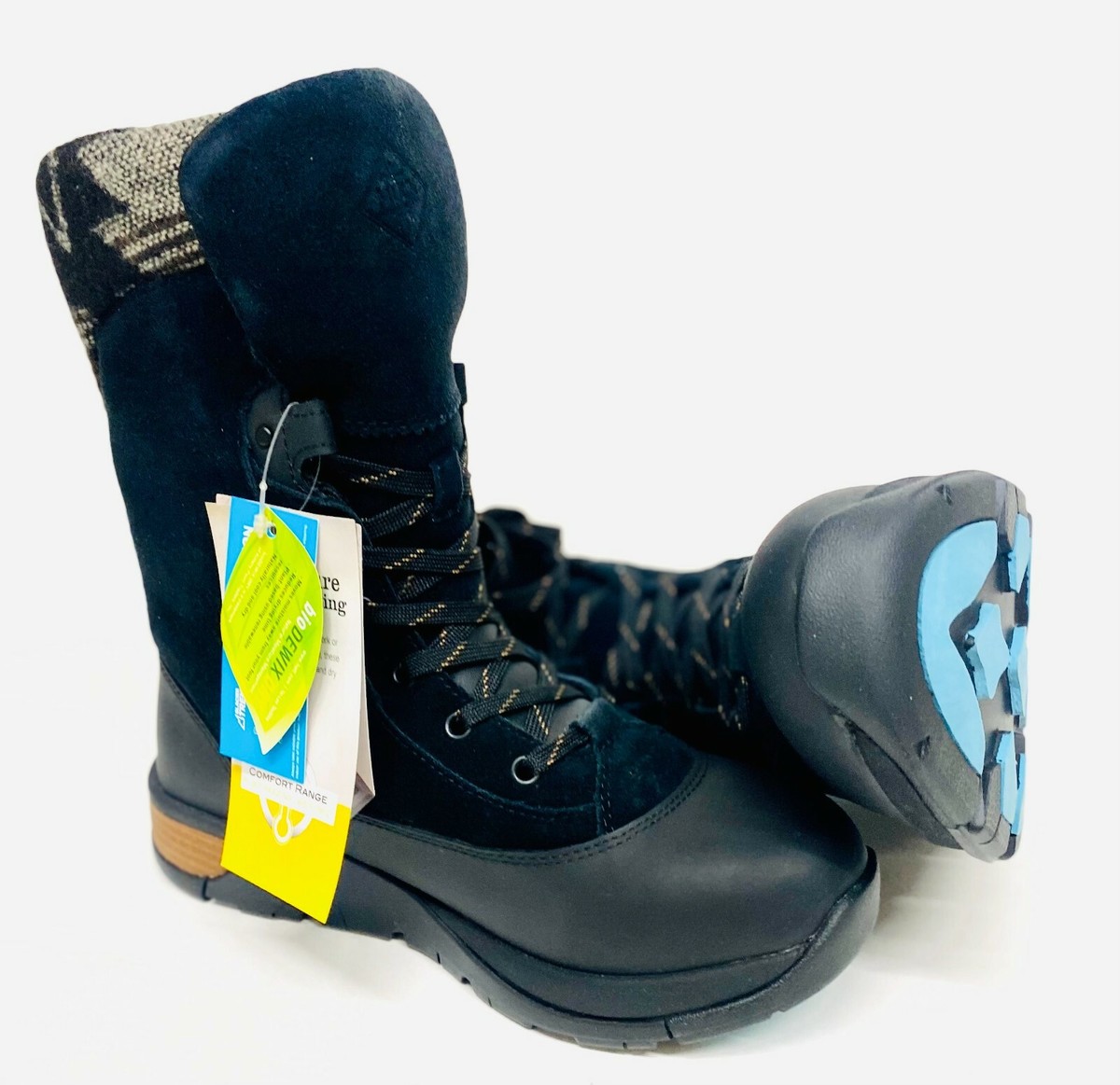 Muck WALT2-1HRS Women's APRES II Black/Horse Lace Winter Boots MID Glacier  Trek - Main Image