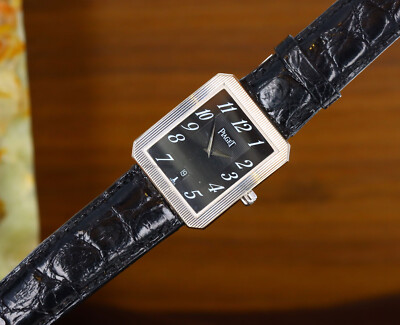 PIAGET
 ピアジェ ポロ ミニ 全面ダイヤモンド G0A32035 P10430 【電池交換済/磨き済】【中古】 腕時計 レディース K18WG ホワイトゴールド/38337 Piaget Protocol 26354, Black Dial, 18kt White Gold on Strap | eBay