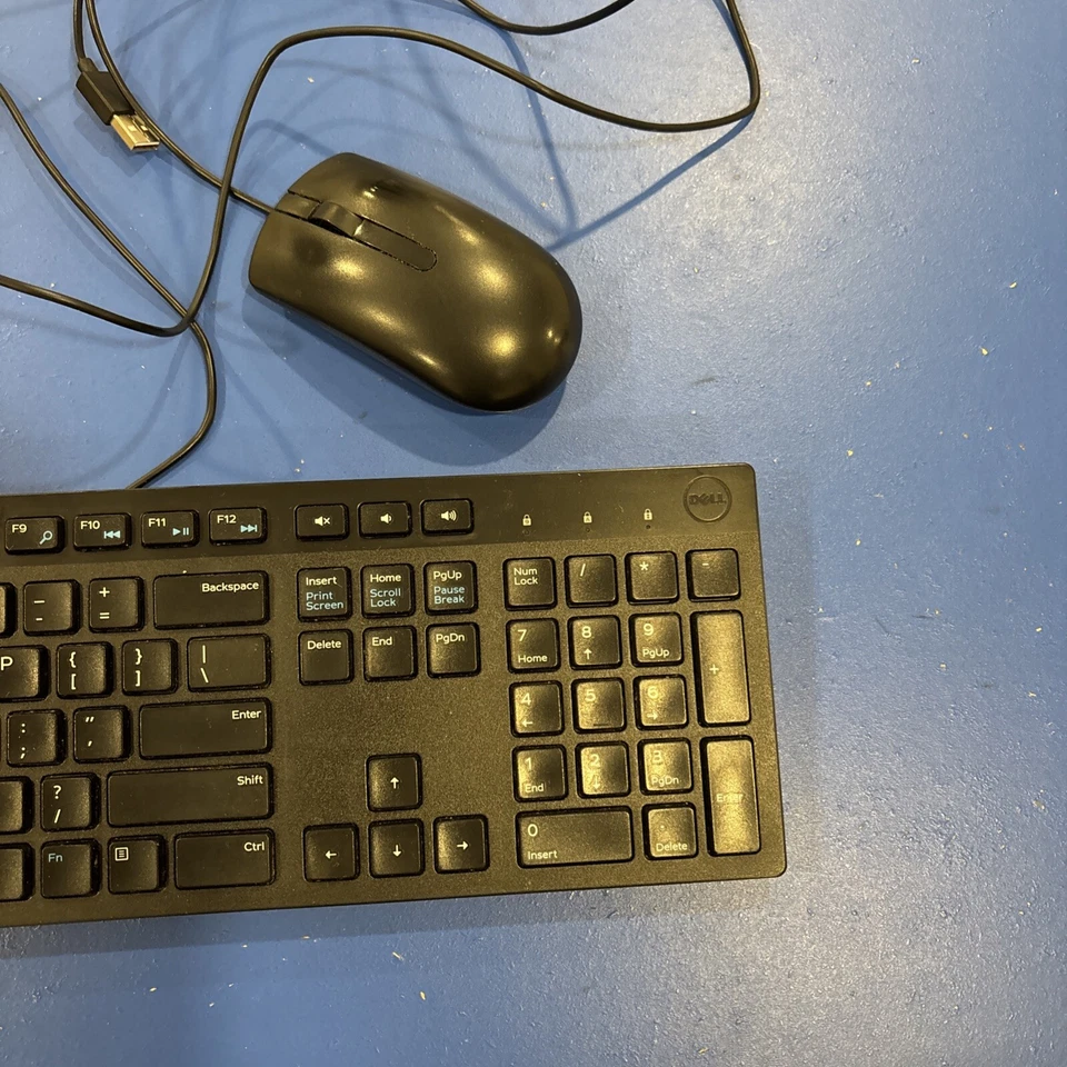 Dell KM300C Wired Keyboard and Mouse, Black, USB, Optical, 1000 dpi - Image 4 of 4