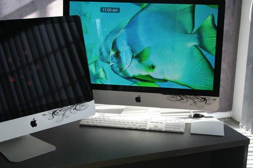 iMac Screen Decal "Fancy" - Stickers for iMac 21.5", 24" and 27" Desktops - Picture 4 of 5