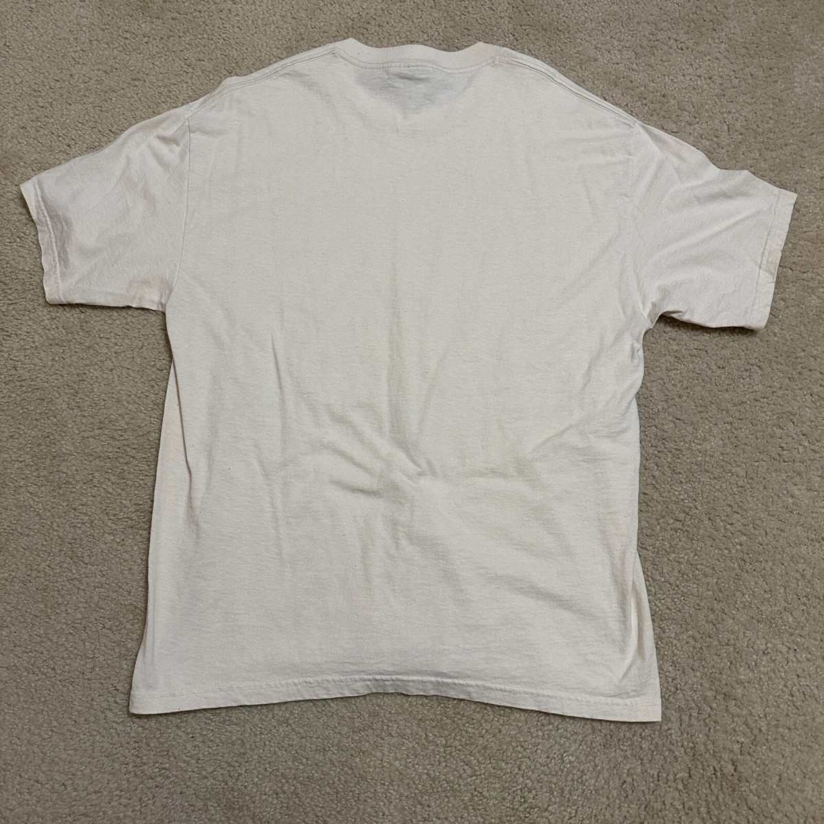 VTG Lee Shirt Men's Large Beige White Tee Florida Dolphins
